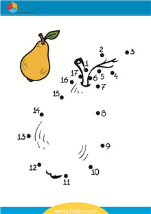按照顺序连接与数字对应的圆点 - 梨