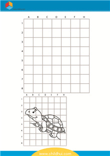 在单元格内绘制动物  - 龟