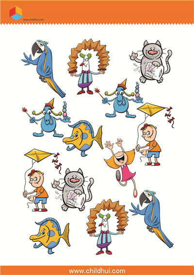 连接相同的图画，找出单独的图画 - 16