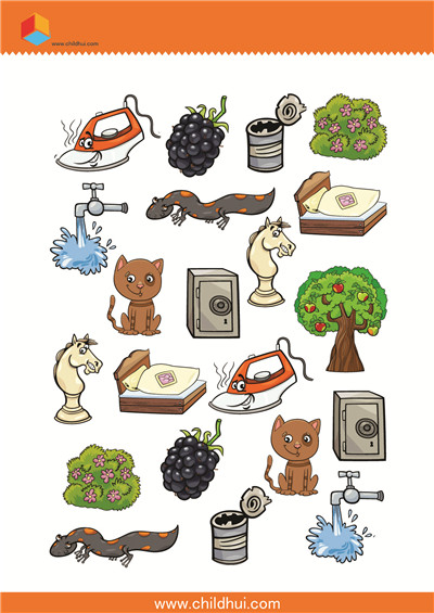 连接相同的图画，找出单独的图画 - 24