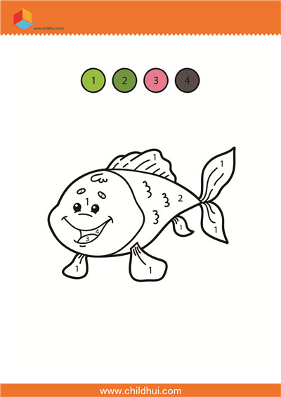 简单的数字填色 - 4