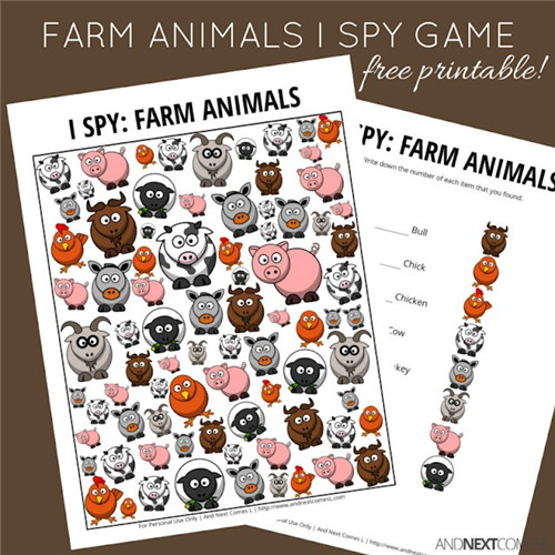 I Spy - Farm Animals