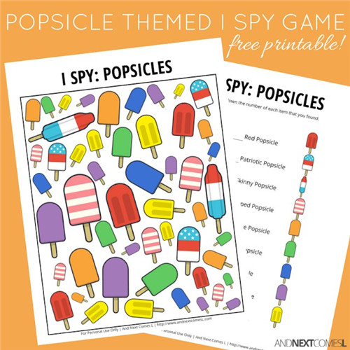 I Spy - Popsicles