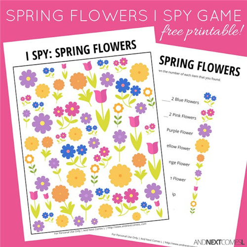 I Spy - Spring Flowers