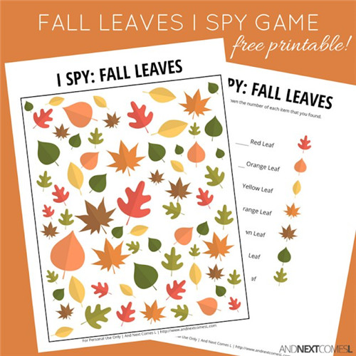 I Spy - Fall Leaves