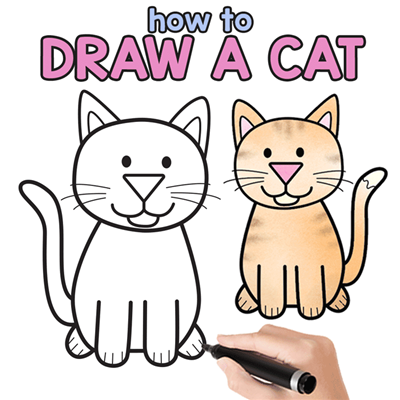 如何绘制小猫