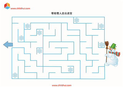 帮助雪人走出迷宫