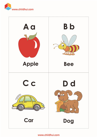 英语认知卡 - 字母