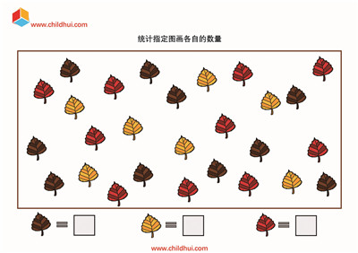 统计图画各自的数量