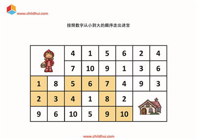 数字迷宫
