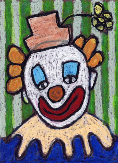 按照步骤学习绘画 - 小丑