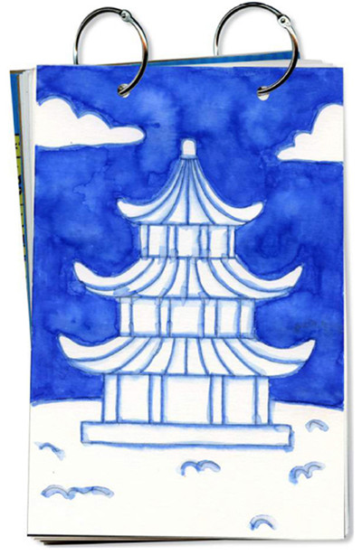 按照步骤学习绘画 - 宝塔