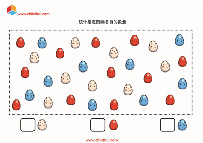 统计图画各自的数量