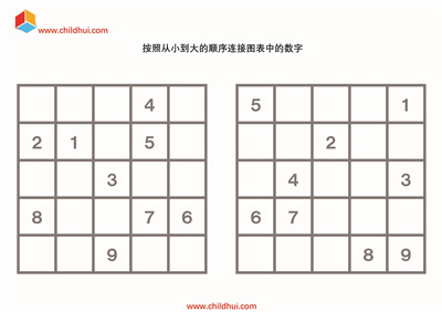 按照从小到大的顺序连接数字