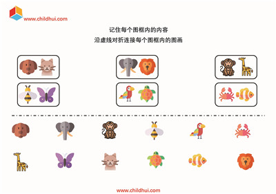 连接相互关联的图画