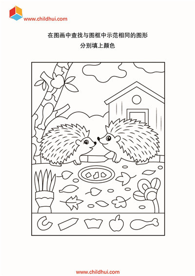 查找并填色（二）