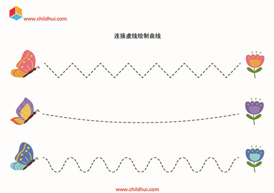 连接虚线绘制曲线
