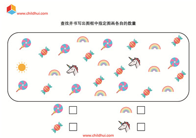 统计图画各自的数量
