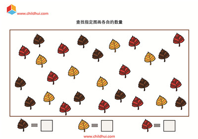 查找指定图画各自的数量