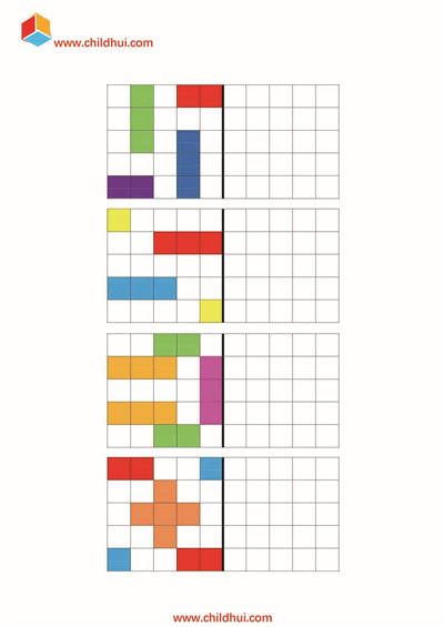 5×5格填色