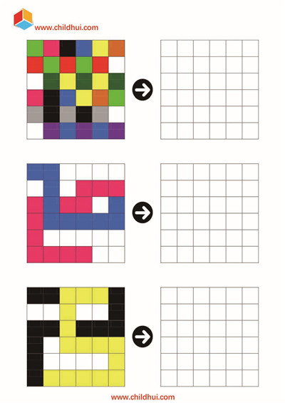 6×6格填色