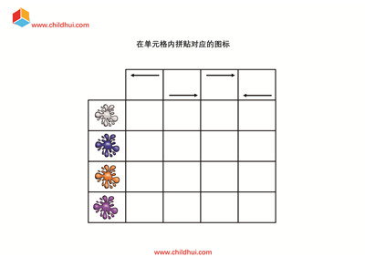 在单元格内拼贴对应的图标