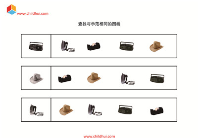 查找与示范相同的图画
