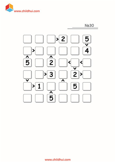 六乘六数字填空游戏