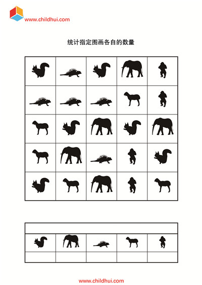统计指定图画各自的数量4