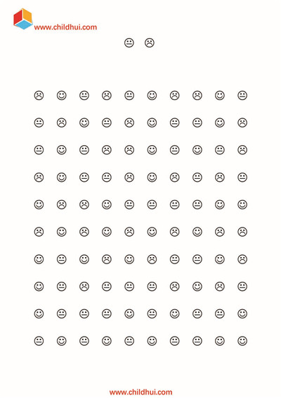 视觉感知系列练习 - 查找指定的图画1