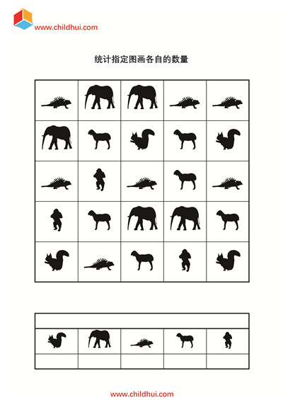 统计指定图画各自的数量3