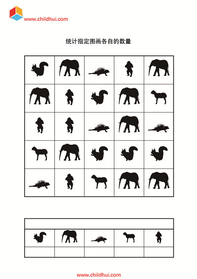 统计指定图画各自的数量2