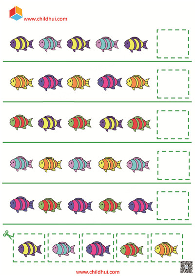 按照排列顺序剪切拼贴图画