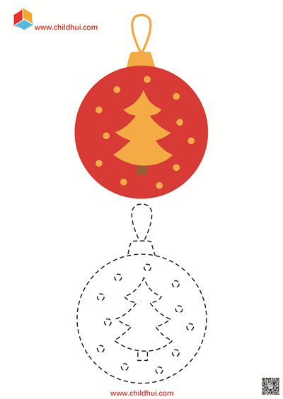 连接虚线绘制图画并填色