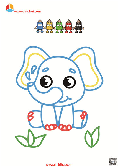 幼儿填色画