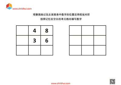 按照记忆单元格内填写数字