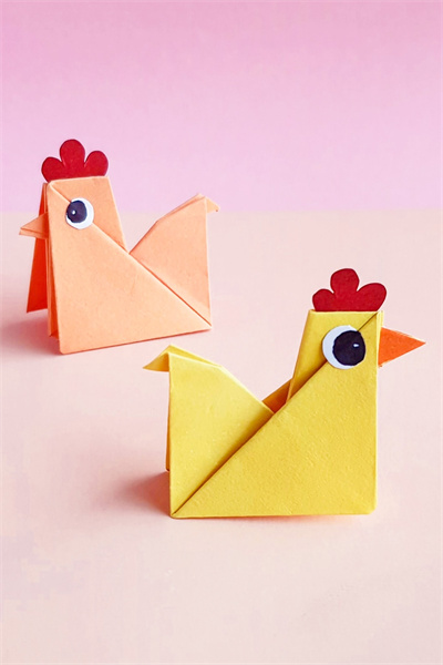 亲子手工 - 折纸小鸡