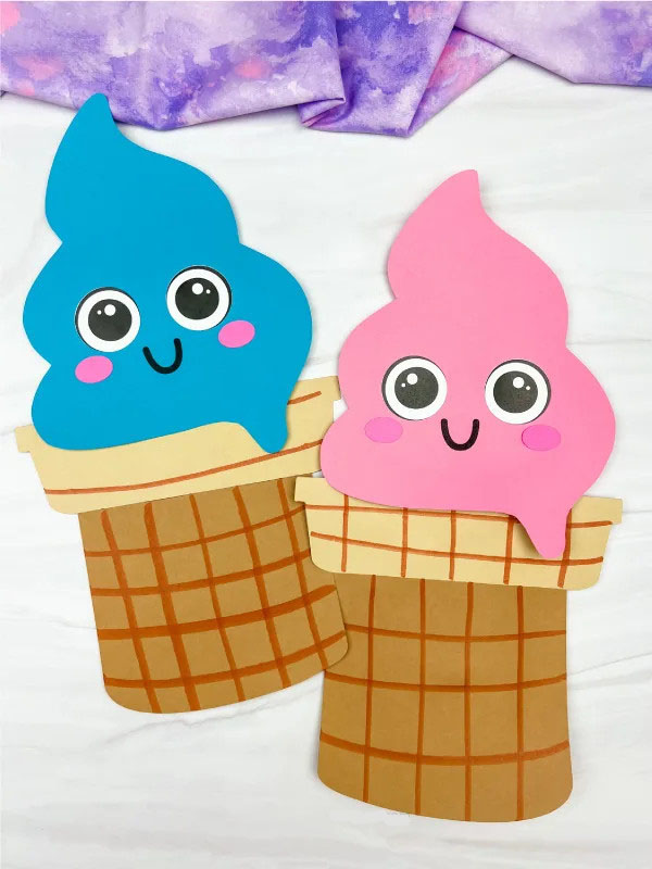 纸袋木偶 - 冰淇淋