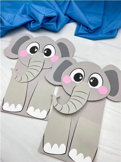 纸袋木偶 - 大象