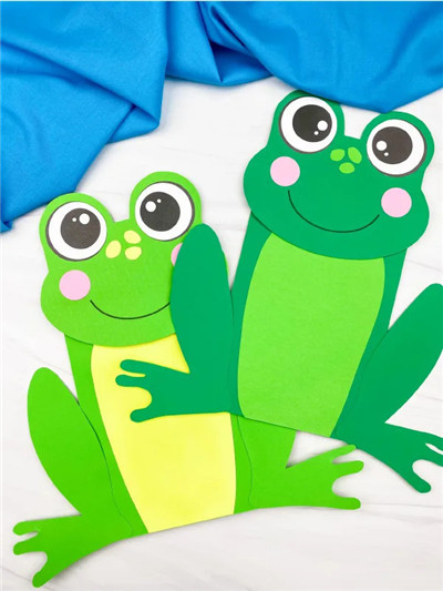 纸袋木偶 - 青蛙