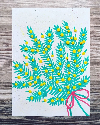 分步绘制含羞草