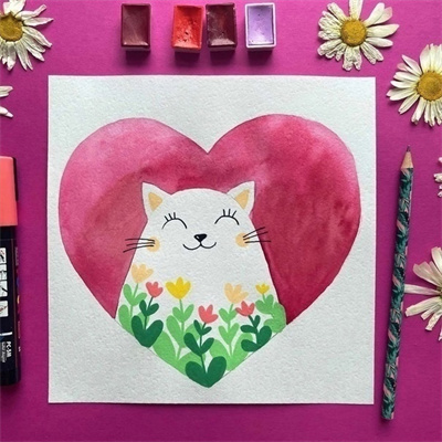 分步绘制小猫