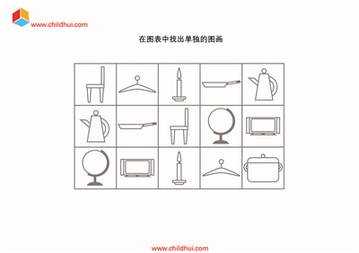 在图表中查找标注出单独的图画