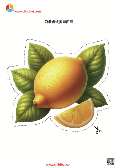 沿着虚线剪切图画