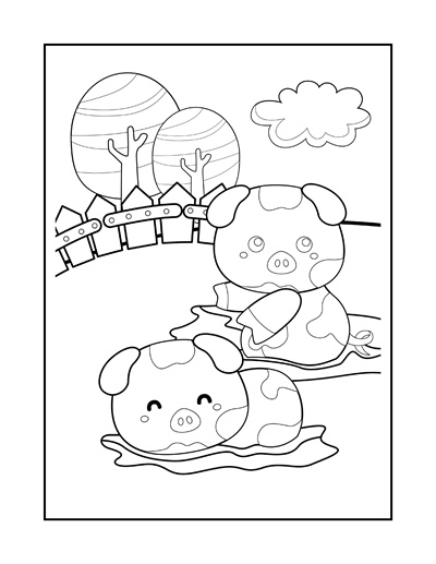 儿童填色图册